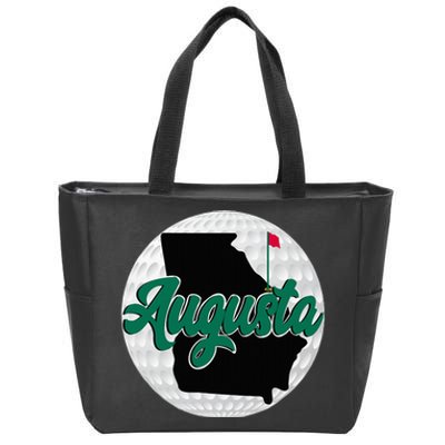 Augusta Georgia Golf Zip Tote Bag