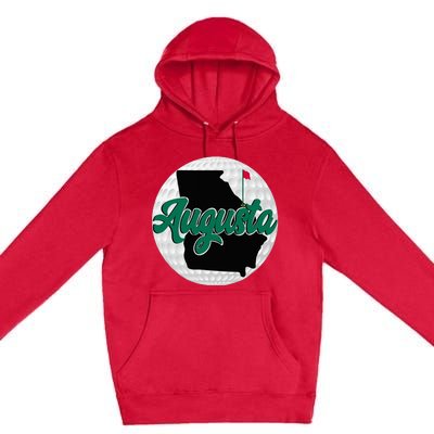 Augusta Georgia Golf Premium Pullover Hoodie