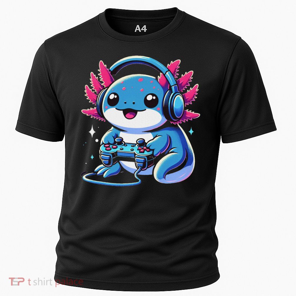 Axolotl Gamer Gaming Axolotl Video Game Performance Shirt