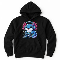 Axolotl Gamer Gaming Axolotl Video Game Hoodie