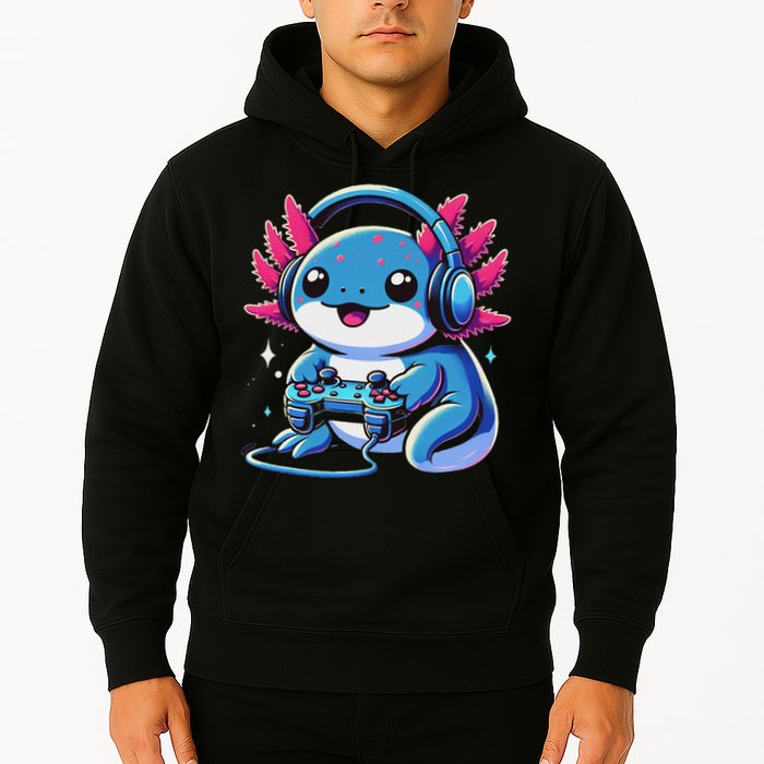 Axolotl Gamer Gaming Axolotl Video Game Hoodie