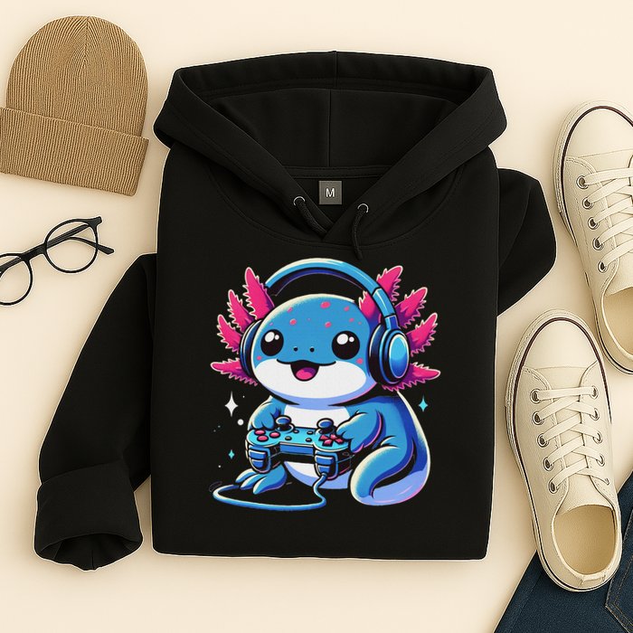 Axolotl Gamer Gaming Axolotl Video Game Hoodie