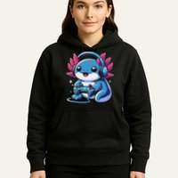 Axolotl Gamer Gaming Axolotl Video Game Hoodie
