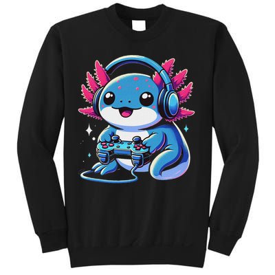 Axolotl Gamer Gaming Axolotl Video Game Sweatshirt