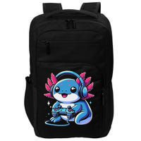 Axolotl Gamer Gaming Axolotl Video Game Impact Tech Backpack