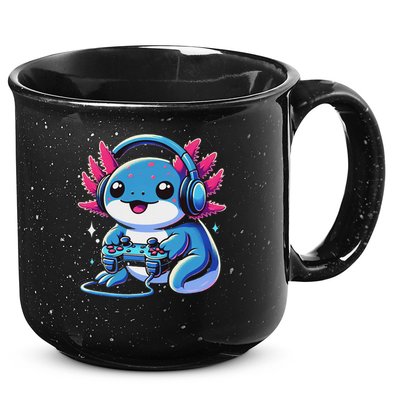 Axolotl Gamer Gaming Axolotl Video Game 15oz Campfire Ceramic Mug