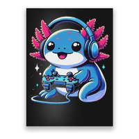 Axolotl Gamer Gaming Axolotl Video Game Poster