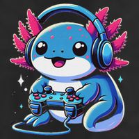 Axolotl Gamer Gaming Axolotl Video Game 25L Jumbo Tote
