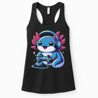 Axolotl Gamer Gaming Axolotl Video Game Womens Tank Top
