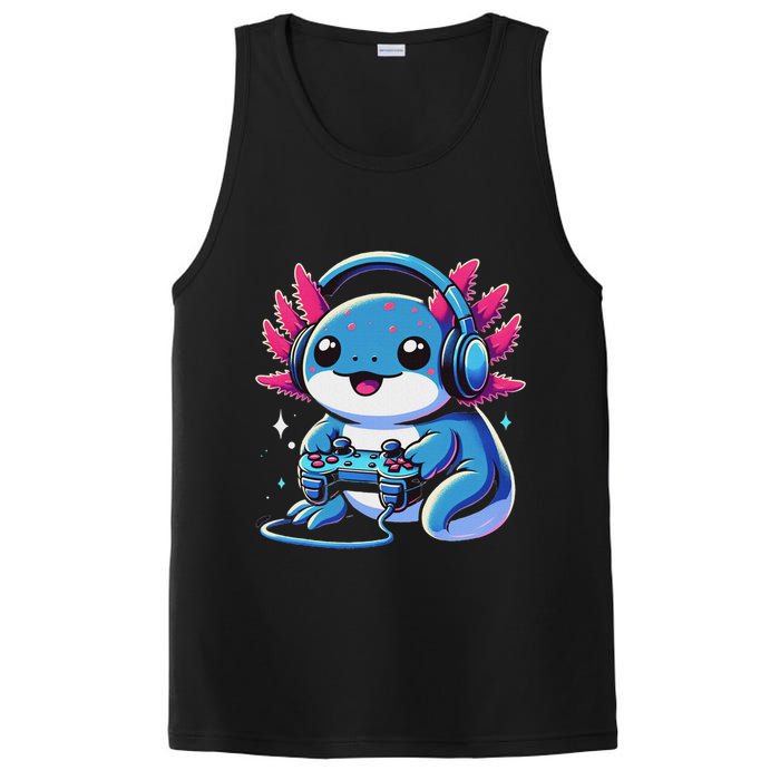 Axolotl Gamer Gaming Axolotl Video Game PosiCharge Competitor Tank