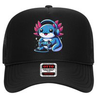 Axolotl Gamer Gaming Axolotl Video Game Trucker Hat