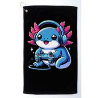 Axolotl Gamer Gaming Axolotl Video Game Golf Towel
