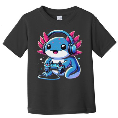 Axolotl Gamer Gaming Axolotl Video Game Toddler T-Shirt