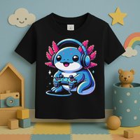 Axolotl Gamer Gaming Axolotl Video Game Toddler T-Shirt
