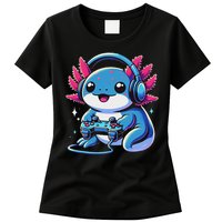 Axolotl Gamer Gaming Axolotl Video Game Womens T-Shirt