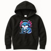 Axolotl Gamer Gaming Axolotl Video Game Kids Hoodie