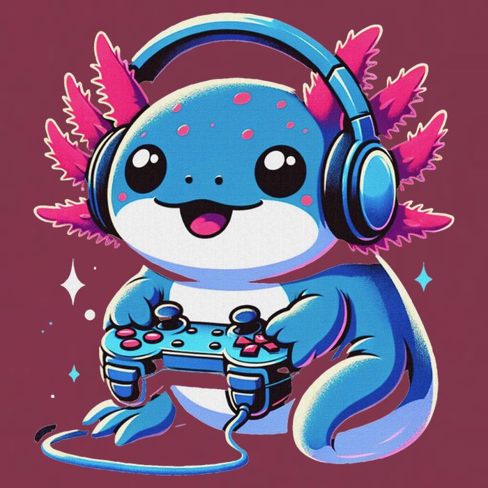 Axolotl Gamer Gaming Axolotl Video Game 16oz Travel Tumbler