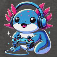 Axolotl Gamer Gaming Axolotl Video Game Vector Backpack