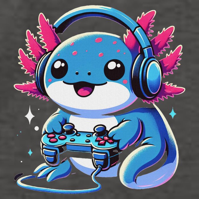 Axolotl Gamer Gaming Axolotl Video Game Vector Backpack