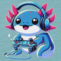 Axolotl Gamer Gaming Axolotl Video Game Sueded Cloud Jersey T-Shirt