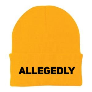 Allegedly Gift Great Gift Sarcastic Saying Quote Lawyer Legal Gift Knit Cap Winter Beanie