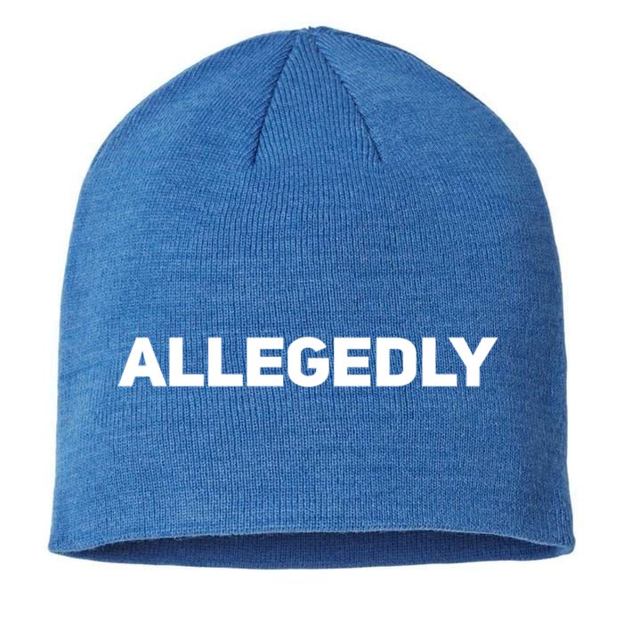 Allegedly Gift Great Gift Sarcastic Saying Quote Lawyer Legal Gift Sustainable Beanie