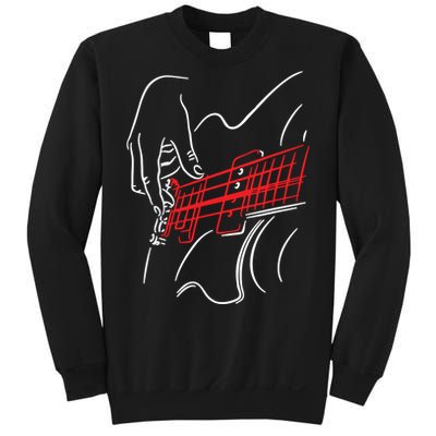 Acoustic Guitar Guitarist Shirts Bass Player Musician Gift Sweatshirt