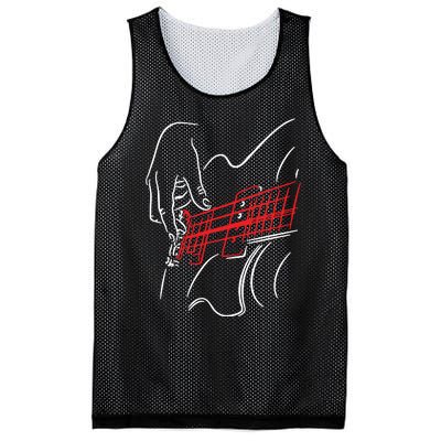 Acoustic Guitar Guitarist Shirts Bass Player Musician Gift Mesh Reversible Basketball Jersey Tank