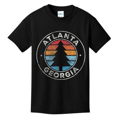 Atlanta Georgia Ga Vintage Graphic Retro 70s Kids T-Shirt