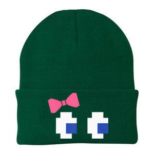 Arcade Game Ghost Eyes Halloween Costume Knit Cap Winter Beanie