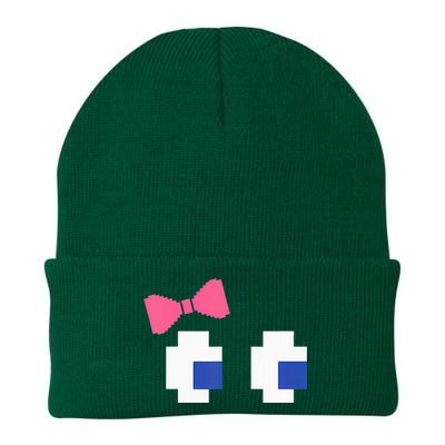 Arcade Game Ghost Eyes Halloween Costume Knit Cap Winter Beanie