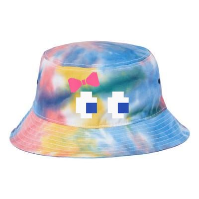 Arcade Game Ghost Eyes Halloween Costume Tie Dye Newport Bucket Hat