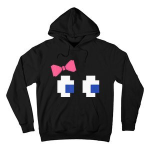 Arcade Game Ghost Eyes Halloween Costume Hoodie