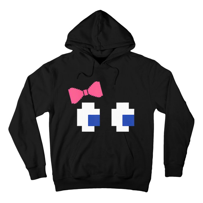 Arcade Game Ghost Eyes Halloween Costume Hoodie