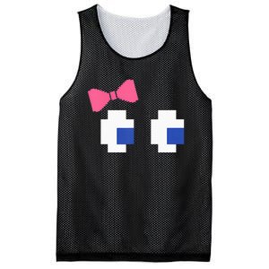 Arcade Game Ghost Eyes Halloween Costume Mesh Reversible Basketball Jersey Tank