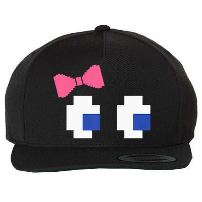 Arcade Game Ghost Eyes Halloween Costume Wool Snapback Cap