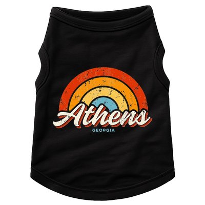 Athens Georgia GA Vintage Rainbow Retro 70s Doggie Tank