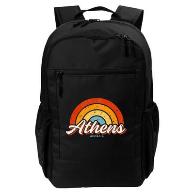Athens Georgia GA Vintage Rainbow Retro 70s Backpack