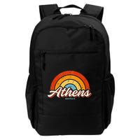 Athens Georgia GA Vintage Rainbow Retro 70s Backpack