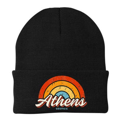 Athens Georgia GA Vintage Rainbow Retro 70s Beanie