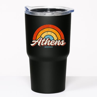 Athens Georgia GA Vintage Rainbow Retro 70s Tumbler