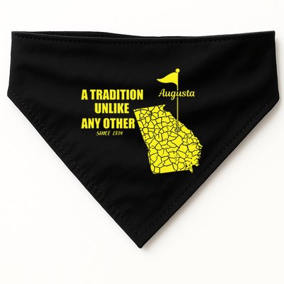 Augusta Georgia Golfing Golf In April USA-Made Doggie Bandana
