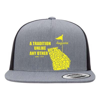 Augusta Georgia Golfing Golf In April Flat Bill Trucker Hat