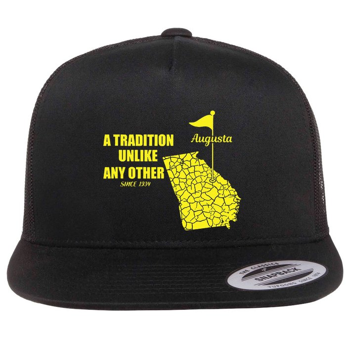 Augusta Georgia Golfing Golf In April Flatbill Hat