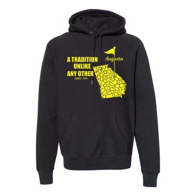 Augusta Georgia Golfing Golf In April Premium Hoodie