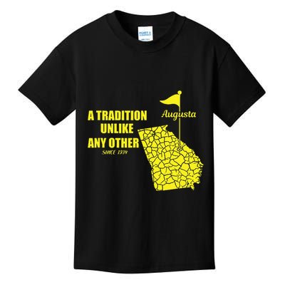 Augusta Georgia Golfing Golf In April Kids T-Shirt