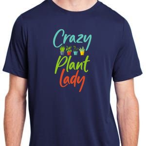 Awesome Gardener Gardening Crazy Plant Lady Design Adult ChromaSoft Performance T-Shirt