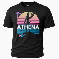 Athena Greek Goddess Of Wisdom And War Cooling Performance Crew T-Shirt