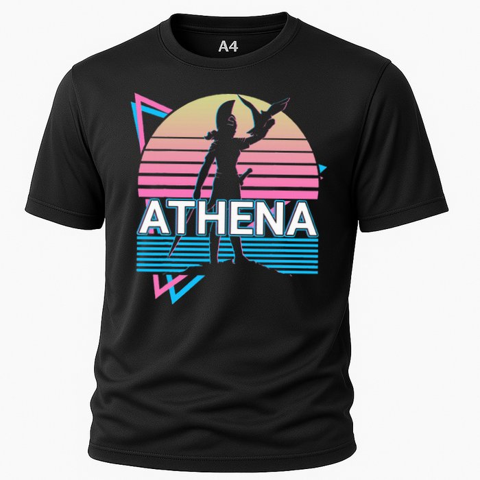 Athena Greek Goddess Of Wisdom And War Cooling Performance Crew T-Shirt