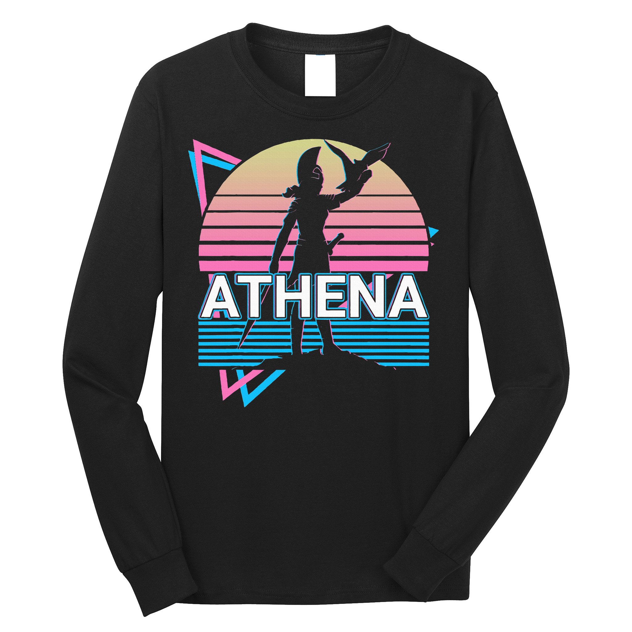 Athena Greek Goddess Of Wisdom And War Long Sleeve Shirt